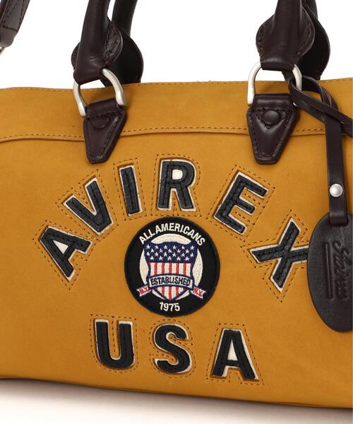 直営店限定》LX VARSITY LEATHER MINI DUFFLE BAG（ボストンバッグ