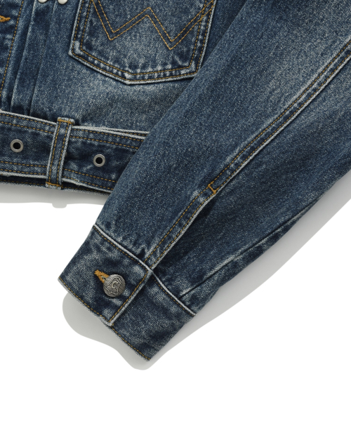 COVERNAT WOMAN（カバーナットウーマン）の「[COVERNAT x WRANGLER] ウィメンズオリジナルデニムクロップベルトジャケット インディゴ ミディアム（デニムジャケット・レディース・その他・MEDIUM/SMALL）」の5枚目の写真