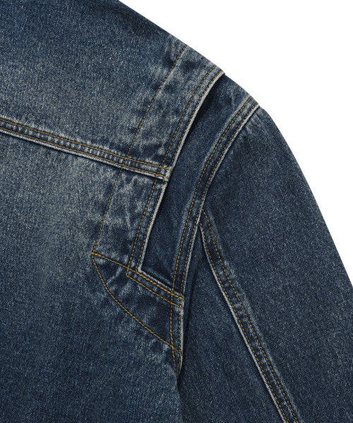 COVERNAT WOMAN（カバーナットウーマン）の「[COVERNAT x WRANGLER] ウィメンズオリジナルデニムクロップベルトジャケット インディゴ ミディアム（デニムジャケット・レディース・その他・MEDIUM/SMALL）」の7枚目の写真
