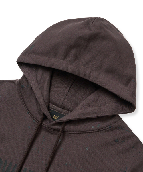 BROWNBREATH(ブラウンブレス)の「PAINTED HOODIE - DARK BROWN(パーカー・レディース・その他・LARGE/X-LARGE/SMALL/MEDIUM)」の3枚目の写真