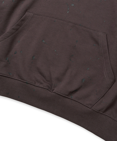BROWNBREATH(ブラウンブレス)の「PAINTED HOODIE - DARK BROWN(パーカー・レディース・その他・LARGE/X-LARGE/SMALL/MEDIUM)」の5枚目の写真