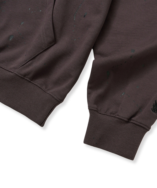 BROWNBREATH(ブラウンブレス)の「PAINTED HOODIE - DARK BROWN(パーカー・レディース・その他・LARGE/X-LARGE/SMALL/MEDIUM)」の6枚目の写真