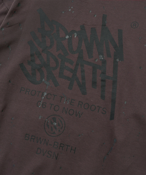 BROWNBREATH(ブラウンブレス)の「PAINTED HOODIE - DARK BROWN(パーカー・レディース・その他・LARGE/X-LARGE/SMALL/MEDIUM)」の8枚目の写真