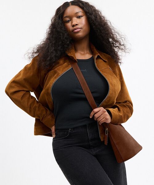 COACH（コーチ）の「ブリーカー バケット バッグ 21（ショルダーバッグ・レディース・ブラウン系その他・ONE）」の4枚目の写真