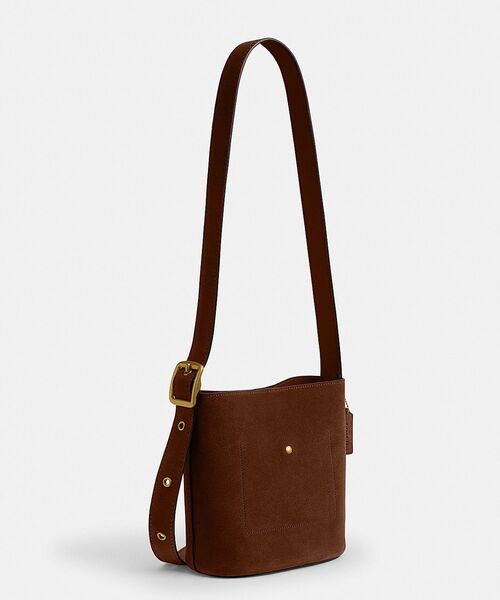 COACH（コーチ）の「ブリーカー バケット バッグ 21（ショルダーバッグ・レディース・ブラウン系その他・ONE）」の7枚目の写真