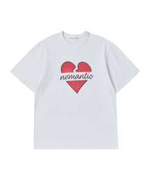 ノーマンティック オリジナルロゴ ヴィンテージプリント 半袖Tシャツ ホワイト
