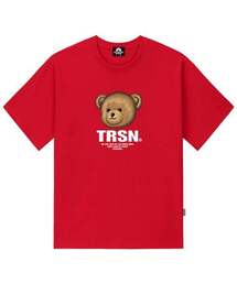BEAR LOGO Tシャツ - レッド