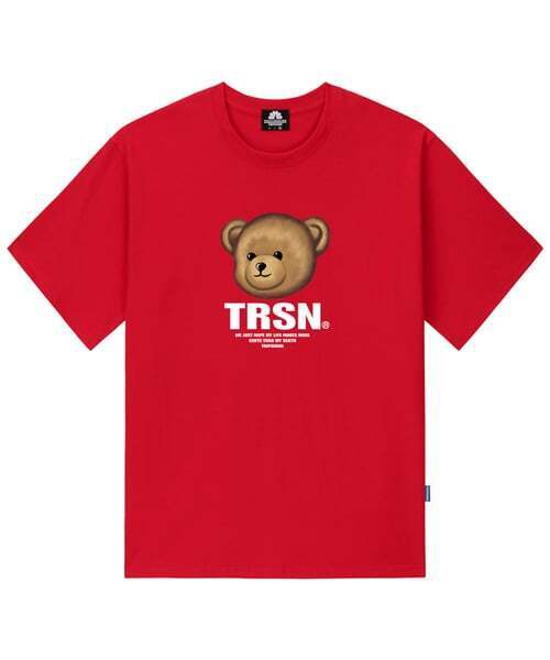 TRIPSHION(トリップション)の「BEAR LOGO Tシャツ - レッド(Tシャツ/カットソー・メンズ・その他・MEDIUM/LARGE/X-LARGE)」の1枚目の写真