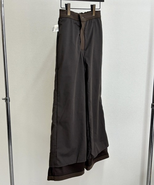 cepo（セポ）の「ジャージーワークイージーベルテッドパンツ（その他パンツ・レディース・オフホワイト/ブラック/ブラウン・S/M/L）」の14枚目の写真