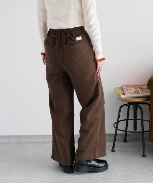 cepo（セポ）の「ジャージーワークイージーベルテッドパンツ（その他パンツ・レディース・オフホワイト/ブラック/ブラウン・S/M/L）」の13枚目の写真