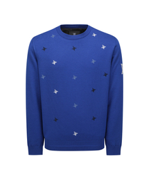 M LOGO PATTERN WIND BLOCK PULLOVER_RB