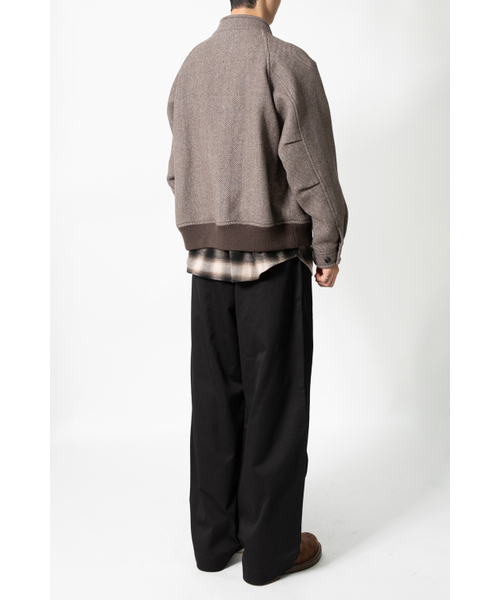HORLISUN（ホーリーサン）の「Visitor Wool Twill Harrington Jacket Melange Brown（その他アウター・レディース・その他・SMALL/MEDIUM/LARGE）」の10枚目の写真