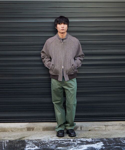 HORLISUN（ホーリーサン）の「Visitor Wool Twill Harrington Jacket Melange Brown（その他アウター・レディース・その他・SMALL/MEDIUM/LARGE）」の16枚目の写真
