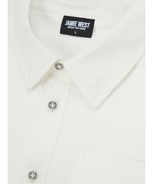 JAMIE WEST（ジェイミーウエスト）の「JWGC ウーブンポケットシャツ (ホワイト)（シャツ/ブラウス・レディース・その他・MEDIUM/LARGE/X-LARGE）」の5枚目の写真