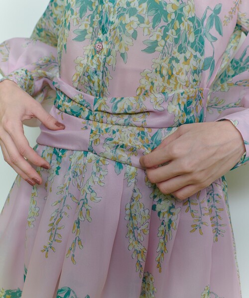 LOULOU WILLOUGHBY】RATTIオーガンフラワースカート（スカート