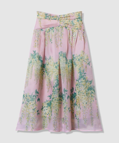 LOULOU WILLOUGHBY】RATTIオーガンフラワースカート（スカート