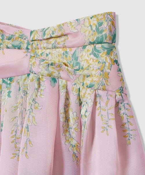 LOULOU WILLOUGHBY】RATTIオーガンフラワースカート（スカート