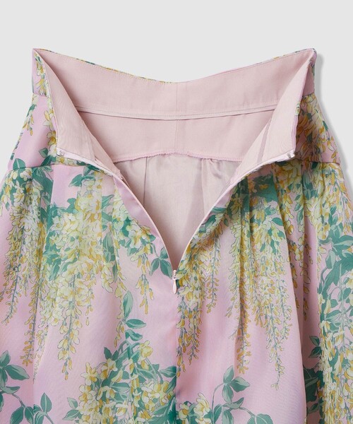 LOULOU WILLOUGHBY】RATTIオーガンフラワースカート（スカート