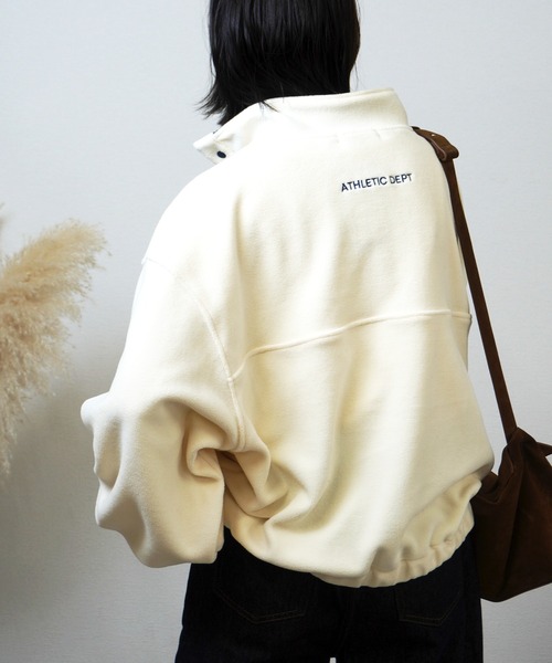 gossara(ゴサラ)の「【リアルバイ多数】フリースプルオーバー(その他トップス・レディース・ネイビー/アイボリー/杢グレー・FREE)」の8枚目の写真
