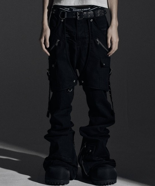 rosen kreuz フレア デニム フレアパンツ カーゴパンツ ROSEN KREUZ（ローゼンクロイツ）の「【Rosen Kreuz】SIDE BELT