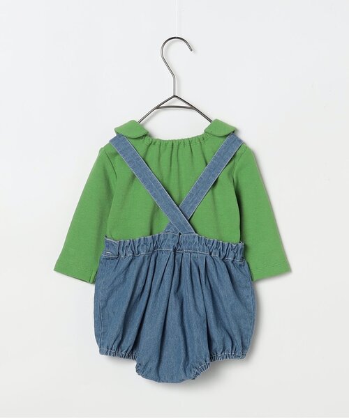 p.premier（ピードットプルミエ）の「ベビーオーバーオール&トップスセット（その他ベビーウェア・キッズ・ピンク/レッド/インディゴブルー/イエロー・70/80）」の5枚目の写真