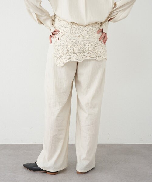 SHENERY（シーナリー）の「3タックイージーパンツ（その他パンツ・レディース・ブラック/アイボリー/ベージュ・36/38）」の10枚目の写真