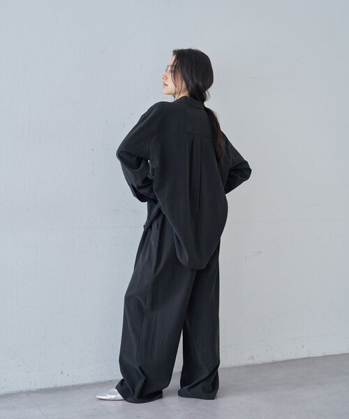 SHENERY（シーナリー）の「3タックイージーパンツ（その他パンツ・レディース・ブラック/アイボリー/ベージュ・36/38）」の16枚目の写真