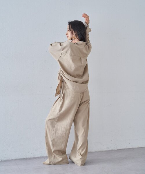 SHENERY（シーナリー）の「3タックイージーパンツ（その他パンツ・レディース・ブラック/アイボリー/ベージュ・36/38）」の21枚目の写真