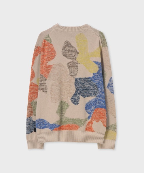 PS Paul Smith（ピーエスポールスミス）の「"Geometric Floral" クルーネックニット / 162405 791Z（ニット/セーター・メンズ・オフホワイト/ネイビー・X-LARGE/LARGE/MEDIUM）」の11枚目の写真