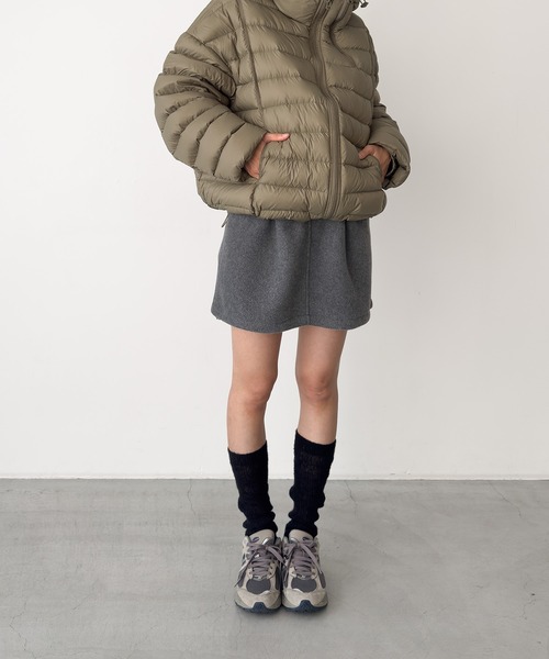 CANAL JEAN（キャナルジーン）の「El mar　フリースミニスカート（スカート・レディース・チャコールグレー・ONE SIZE）」の11枚目の写真