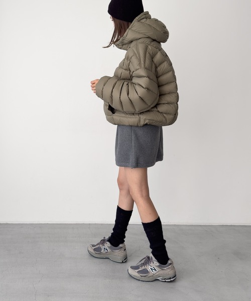 CANAL JEAN（キャナルジーン）の「El mar　フリースミニスカート（スカート・レディース・チャコールグレー・ONE SIZE）」の12枚目の写真