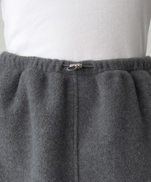 CANAL JEAN（キャナルジーン）の「El mar　フリースミニスカート（スカート・レディース・チャコールグレー・ONE SIZE）」の7枚目の写真