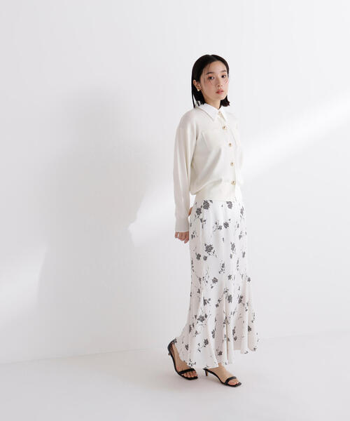 NATURAL BEAUTY BASIC(ナチュラルビューティーベーシック)の「◇プリントヘム切替マーメイドスカート(スカート・レディース・ホワイト系その他/ブルー系その他・P/S/MEDIUM)」の15枚目の写真