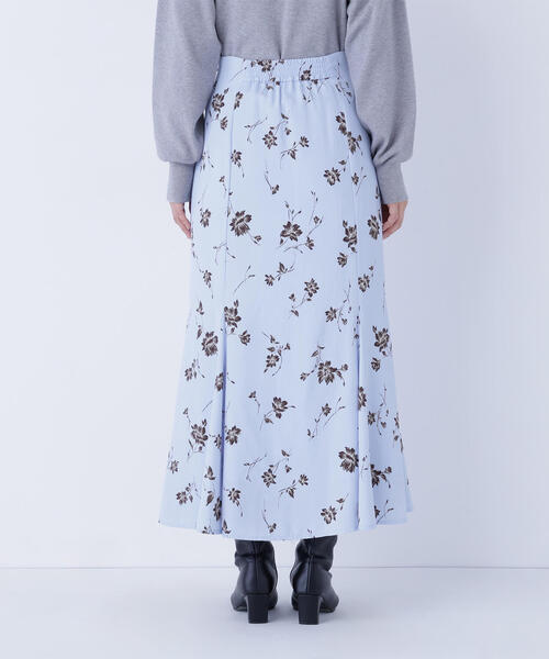 NATURAL BEAUTY BASIC（ナチュラルビューティーベーシック）の「◇プリントヘム切替マーメイドスカート（スカート・レディース・ホワイト系その他/ブルー系その他・P/S/MEDIUM）」の22枚目の写真