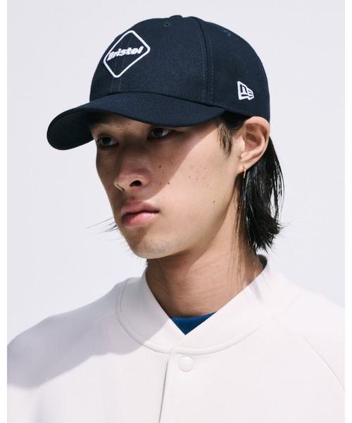 F.C.Real Bristol（エフシーレアルブリストル）の「NEW ERA EMBLEM 9FIFTY LP CAP（キャップ・メンズ・ブラック/ネイビー・FREE）」の3枚目の写真