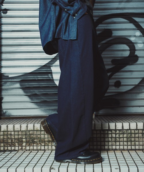 improves（インプローブス）の「9.5oz デニム バレルレッグ ジーンズ（デニムパンツ・メンズ・ブルー/ブラック/ネイビー/ブラック系/サックスブルー・LARGE/MEDIUM/X-LARGE/SMALL）」の21枚目の写真