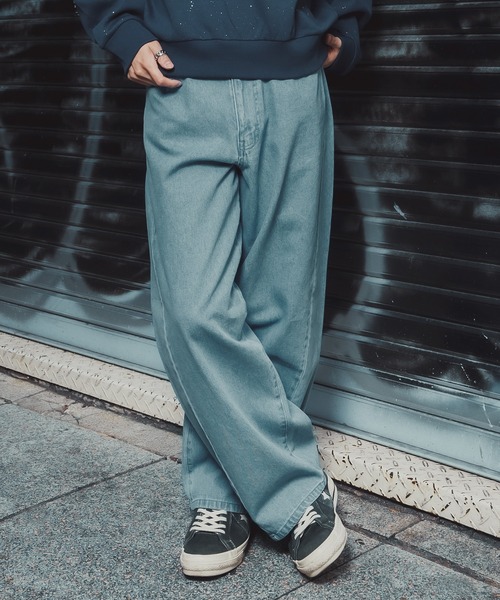 improves（インプローブス）の「9.5oz デニム バレルレッグ ジーンズ（デニムパンツ・メンズ・ブルー/ブラック/ネイビー/ブラック系/サックスブルー・LARGE/MEDIUM/X-LARGE/SMALL）」の14枚目の写真