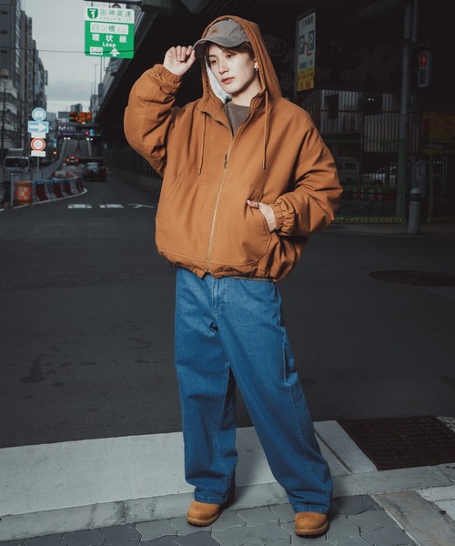 improves（インプローブス）の「9.5oz デニム バレルレッグ ジーンズ（デニムパンツ・メンズ・ブルー/ブラック/ネイビー/ブラック系/サックスブルー・LARGE/MEDIUM/X-LARGE/SMALL）」の13枚目の写真