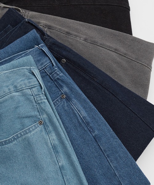 improves（インプローブス）の「9.5oz デニム バレルレッグ ジーンズ（デニムパンツ・メンズ・ブルー/ブラック/ネイビー/ブラック系/サックスブルー・LARGE/MEDIUM/X-LARGE/SMALL）」の6枚目の写真