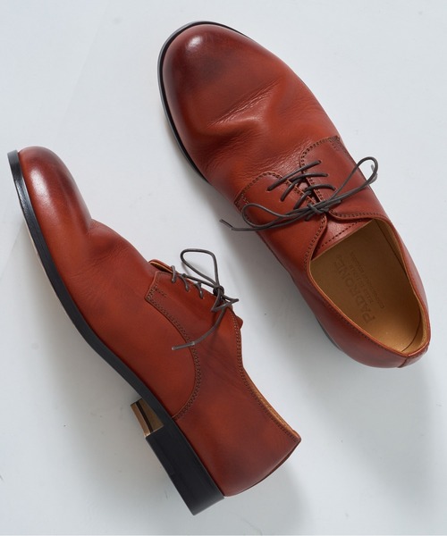 PADRONE(パドローネ)の「【PADRONE】別注 DERBY PLAIN TOE SHOES 外羽根ドレープシューズ ダービープレーントゥシューズ PK8686-2004-17C(ドレスシューズ・メンズ・ダークブラウン/キャメル/ブラック・42/41/40)」の3枚目の写真