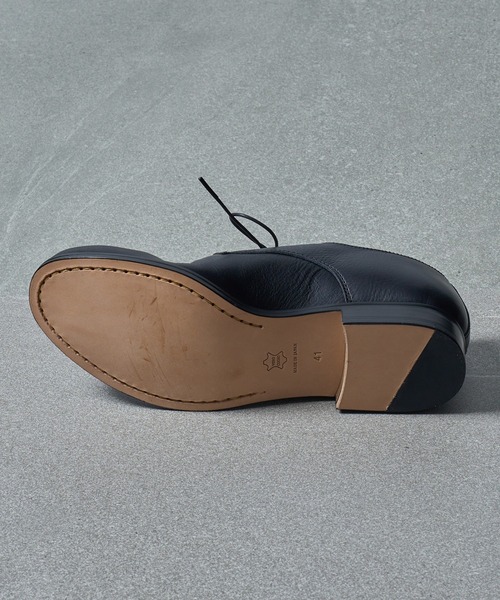 PADRONE(パドローネ)の「【PADRONE】別注 DERBY PLAIN TOE SHOES 外羽根ドレープシューズ ダービープレーントゥシューズ PK8686-2004-17C(ドレスシューズ・メンズ・ダークブラウン/キャメル/ブラック・42/41/40)」の12枚目の写真