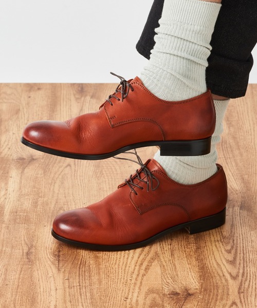 PADRONE(パドローネ)の「【PADRONE】別注 DERBY PLAIN TOE SHOES 外羽根ドレープシューズ ダービープレーントゥシューズ PK8686-2004-17C(ドレスシューズ・メンズ・ダークブラウン/キャメル/ブラック・42/41/40)」の17枚目の写真