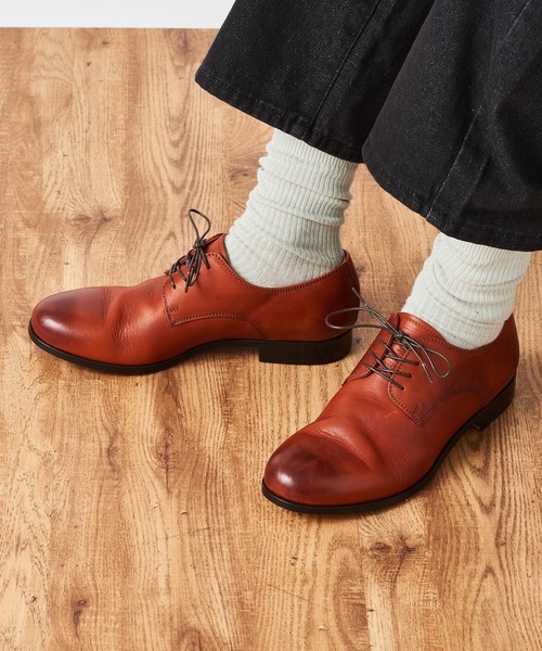 PADRONE(パドローネ)の「【PADRONE】別注 DERBY PLAIN TOE SHOES 外羽根ドレープシューズ ダービープレーントゥシューズ PK8686-2004-17C(ドレスシューズ・メンズ・ダークブラウン/キャメル/ブラック・42/41/40)」の18枚目の写真