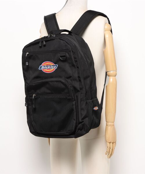 Dickies（ディッキーズ）の「Dickies/ディッキーズ ブランドロゴリュック /バックパック/通学/リュック（バックパック/リュック・メンズ・ブラック・FREE）」の5枚目の写真
