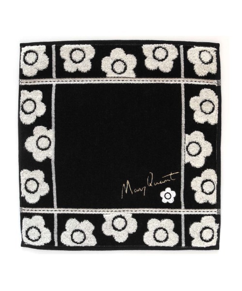 MARY QUANT（マリークワント）の「MARY QUANT タオル ロゴ（ハンカチ/ハンドタオル・レディース・ブラック/アイボリー/ブルー・FREE）」の5枚目の写真