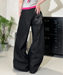 追加》《別注》【INSCRIRE*LEE*LESSAGE】COWBOY/RIDERSPANTS：デニム