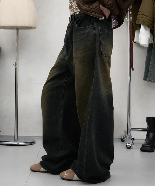 sedacle girl（セダクルガール）の「ラインストーンカーブデニム【SETUP着用可能】（デニムパンツ・レディース・ブラック/インディゴブルー/ダークインディゴブルー・SMALL/MEDIUM）」の18枚目の写真