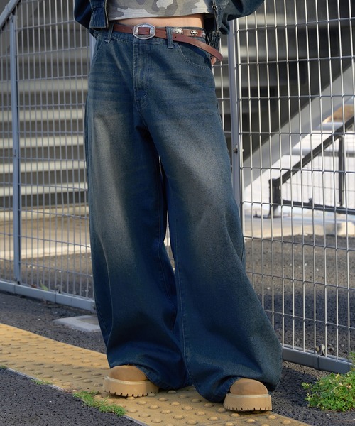 sedacle girl（セダクルガール）の「ラインストーンカーブデニム【SETUP着用可能】（デニムパンツ・レディース・ブラック/インディゴブルー/ダークインディゴブルー・SMALL/MEDIUM）」の4枚目の写真