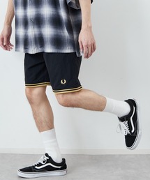 FRED PERRY | 【WEB先行予約】[FRED PERRY/フレッドペリー] 別注 ツインティップライン ワンポイントロゴ刺繍 スイムショートパンツ(その他パンツ)