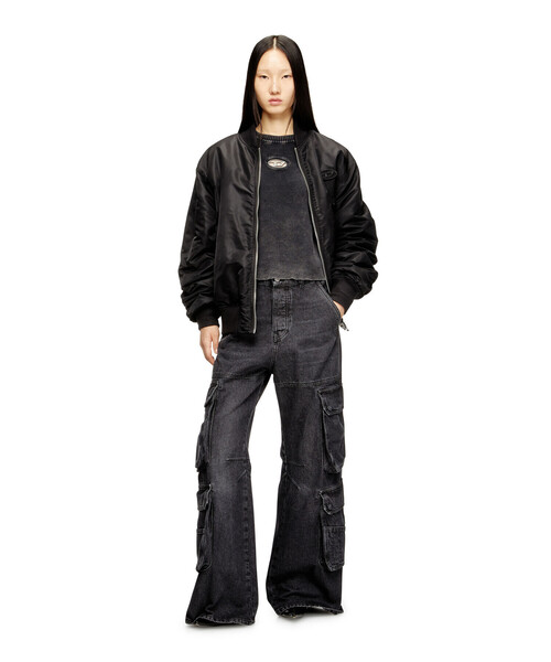 DIESEL(ディーゼル)の「ウィメンズ コットンプルオーバーニット M-ANCHOREX(ニット/セーター・レディース・ブラック・MEDIUM/LARGE/SMALL/X-SMALL)」の3枚目の写真